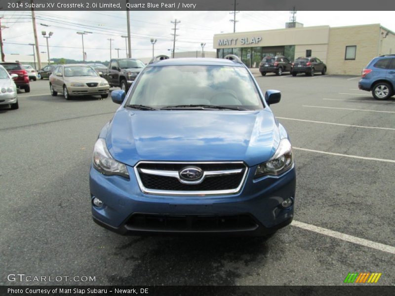 Quartz Blue Pearl / Ivory 2014 Subaru XV Crosstrek 2.0i Limited