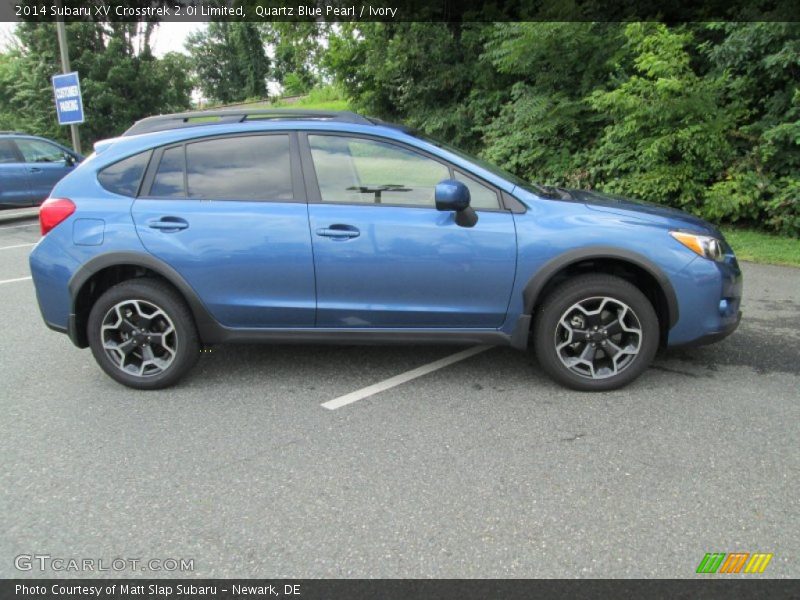 Quartz Blue Pearl / Ivory 2014 Subaru XV Crosstrek 2.0i Limited