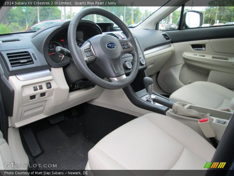 Quartz Blue Pearl / Ivory 2014 Subaru XV Crosstrek 2.0i Limited