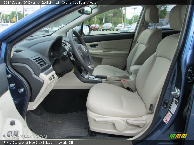 Quartz Blue Pearl / Ivory 2014 Subaru XV Crosstrek 2.0i Limited