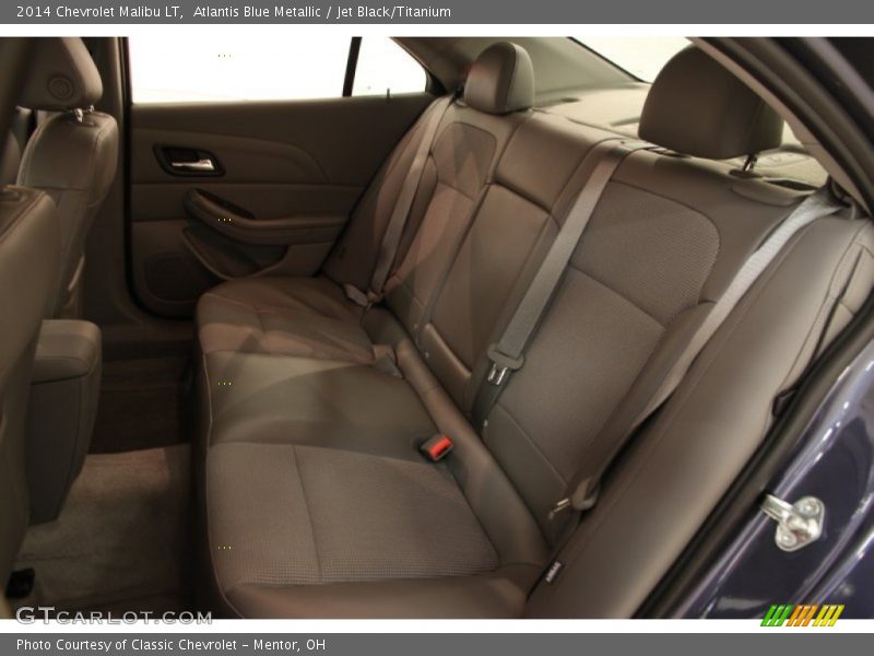 Atlantis Blue Metallic / Jet Black/Titanium 2014 Chevrolet Malibu LT