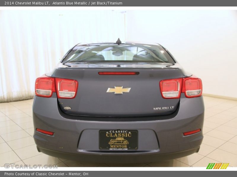 Atlantis Blue Metallic / Jet Black/Titanium 2014 Chevrolet Malibu LT