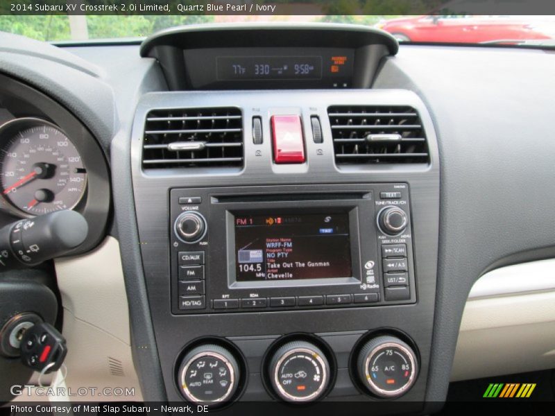 Quartz Blue Pearl / Ivory 2014 Subaru XV Crosstrek 2.0i Limited