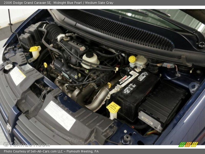 Midnight Blue Pearl / Medium Slate Gray 2006 Dodge Grand Caravan SE