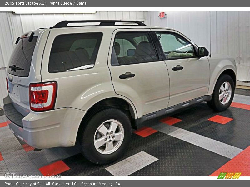 White Suede / Camel 2009 Ford Escape XLT