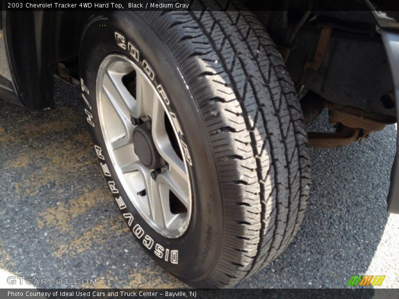 Black / Medium Gray 2003 Chevrolet Tracker 4WD Hard Top