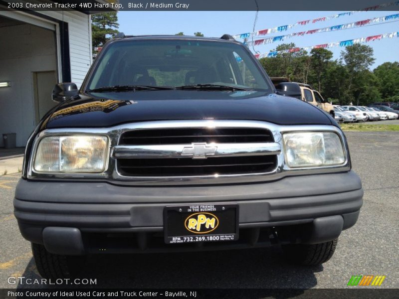 Black / Medium Gray 2003 Chevrolet Tracker 4WD Hard Top