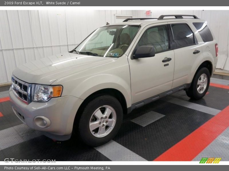 White Suede / Camel 2009 Ford Escape XLT