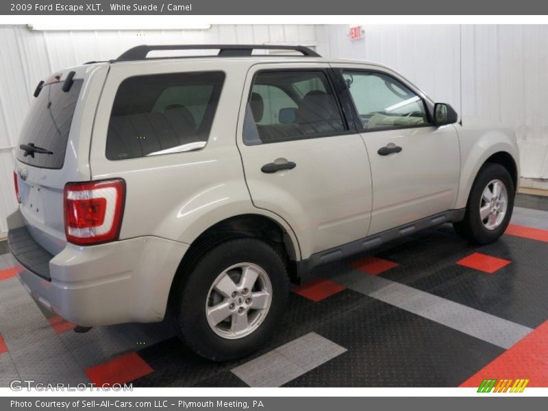 White Suede / Camel 2009 Ford Escape XLT