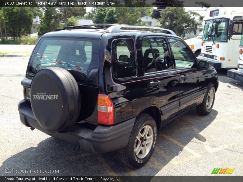 Black / Medium Gray 2003 Chevrolet Tracker 4WD Hard Top
