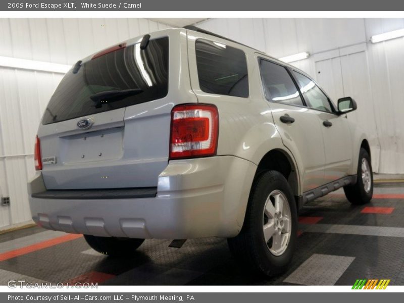 White Suede / Camel 2009 Ford Escape XLT