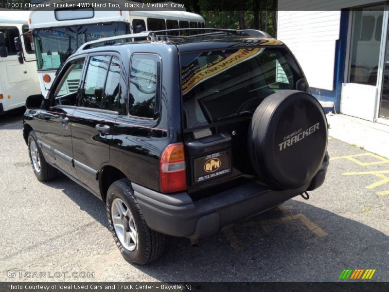 Black / Medium Gray 2003 Chevrolet Tracker 4WD Hard Top