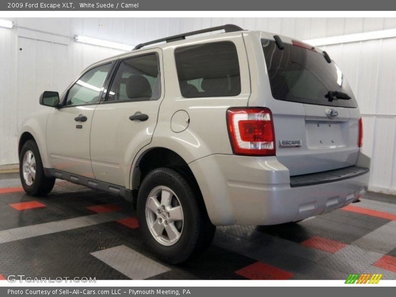 White Suede / Camel 2009 Ford Escape XLT