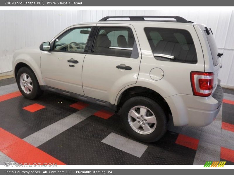 White Suede / Camel 2009 Ford Escape XLT