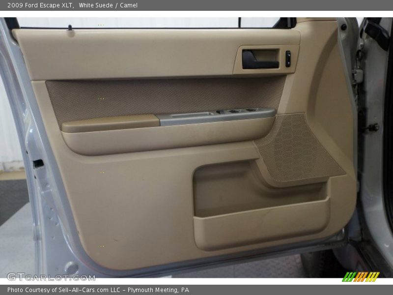 White Suede / Camel 2009 Ford Escape XLT