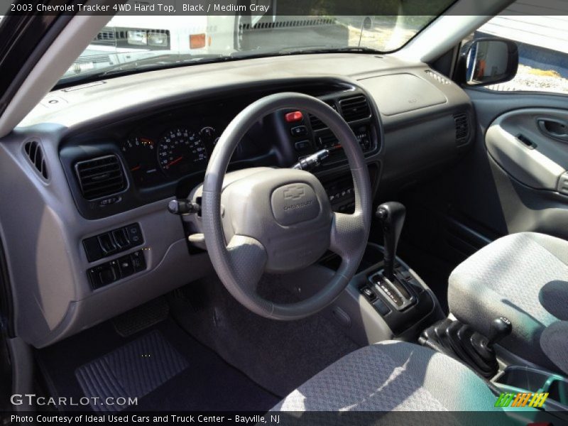 Black / Medium Gray 2003 Chevrolet Tracker 4WD Hard Top