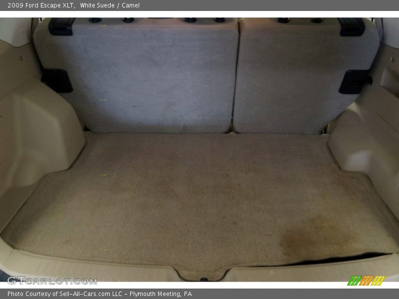White Suede / Camel 2009 Ford Escape XLT