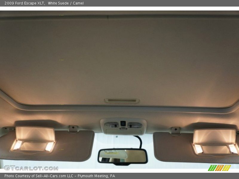 White Suede / Camel 2009 Ford Escape XLT