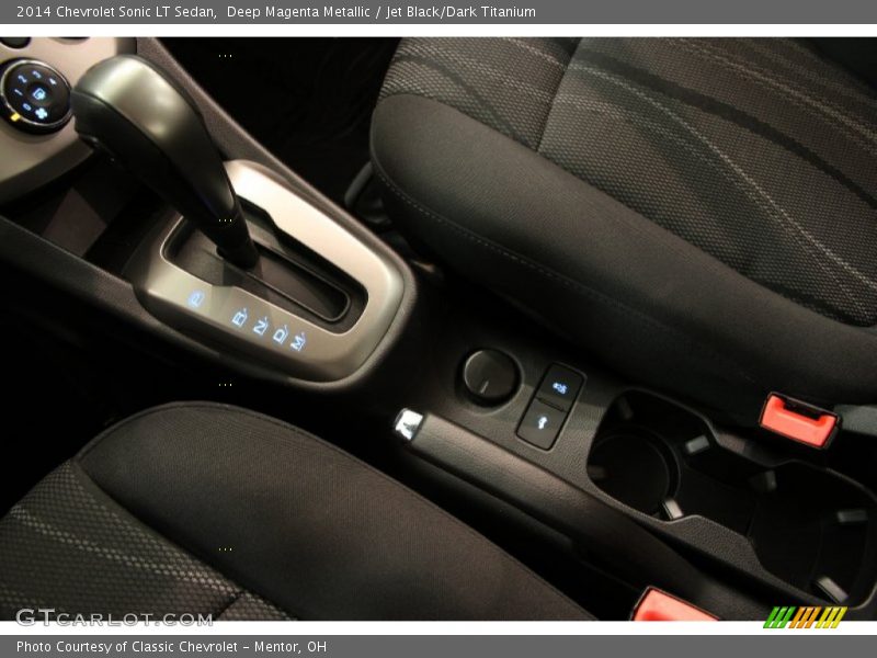 Deep Magenta Metallic / Jet Black/Dark Titanium 2014 Chevrolet Sonic LT Sedan