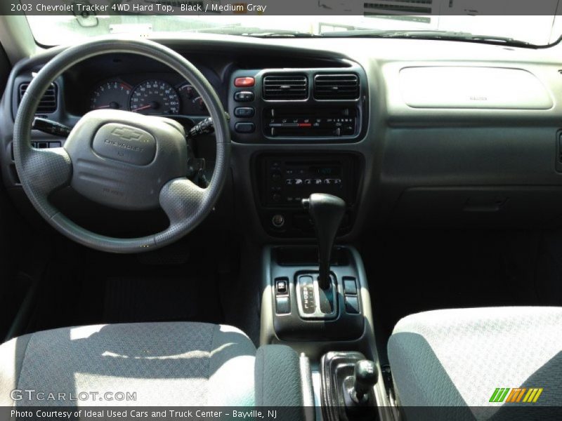 Black / Medium Gray 2003 Chevrolet Tracker 4WD Hard Top