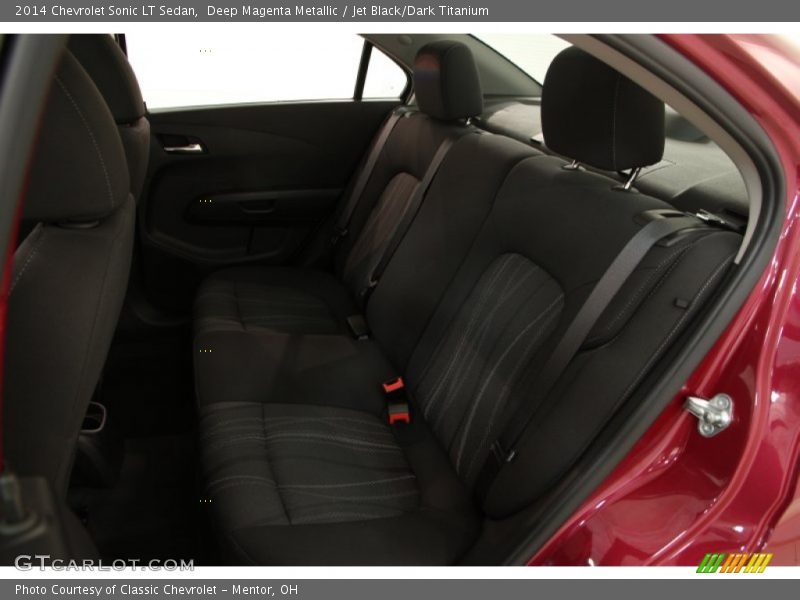 Deep Magenta Metallic / Jet Black/Dark Titanium 2014 Chevrolet Sonic LT Sedan