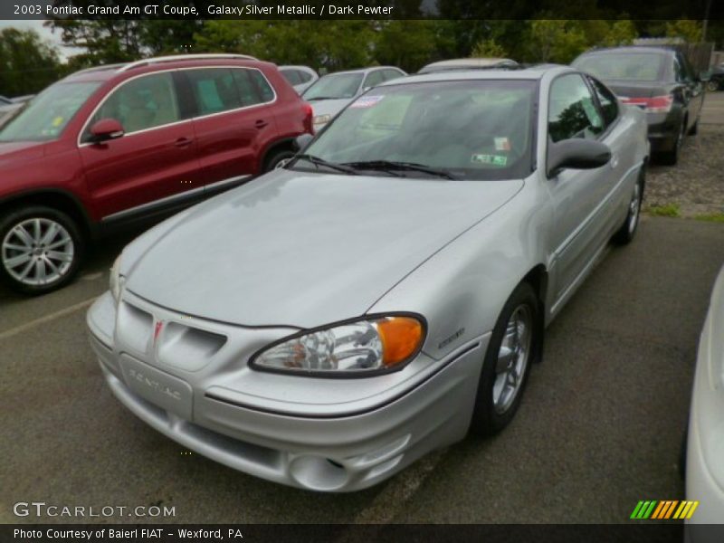 Galaxy Silver Metallic / Dark Pewter 2003 Pontiac Grand Am GT Coupe