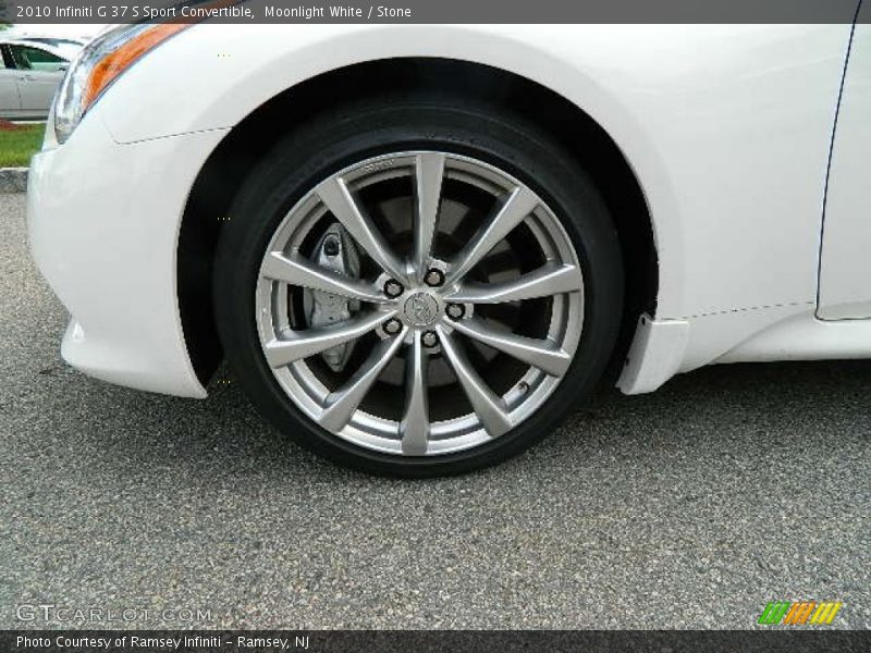 Moonlight White / Stone 2010 Infiniti G 37 S Sport Convertible