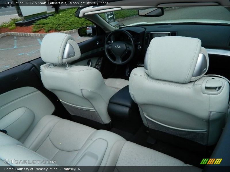 Moonlight White / Stone 2010 Infiniti G 37 S Sport Convertible