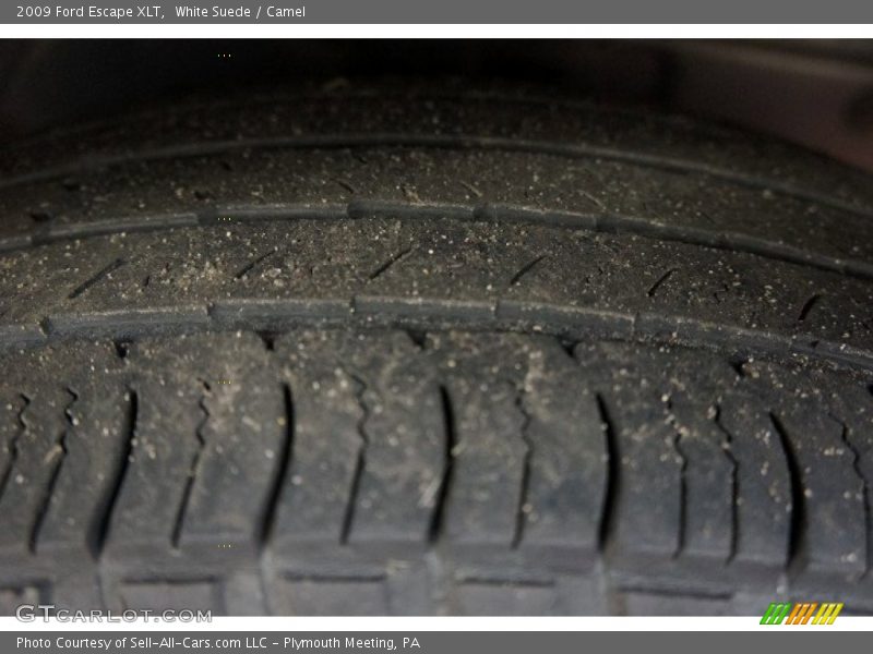 White Suede / Camel 2009 Ford Escape XLT