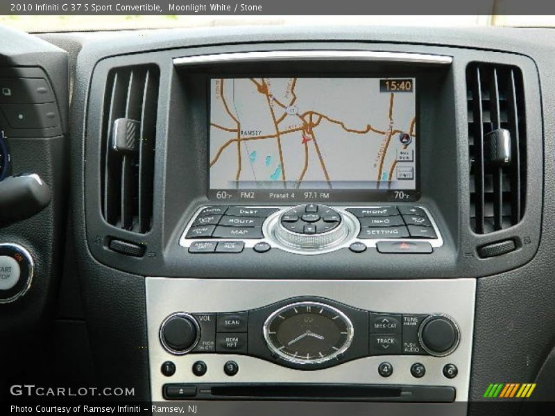 Moonlight White / Stone 2010 Infiniti G 37 S Sport Convertible