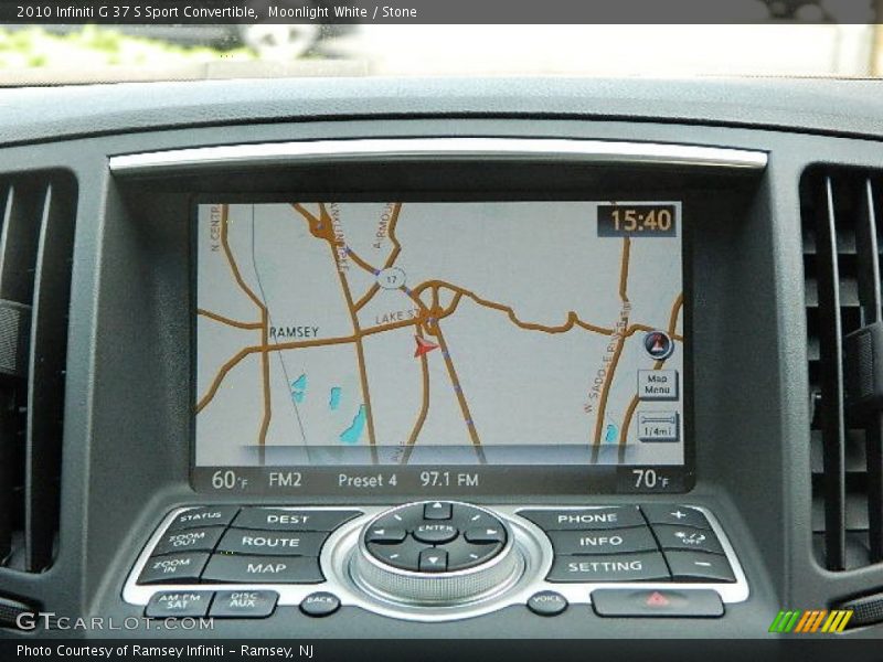 Moonlight White / Stone 2010 Infiniti G 37 S Sport Convertible