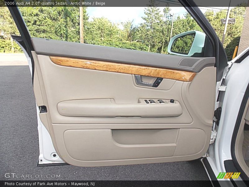 Arctic White / Beige 2006 Audi A4 2.0T quattro Sedan