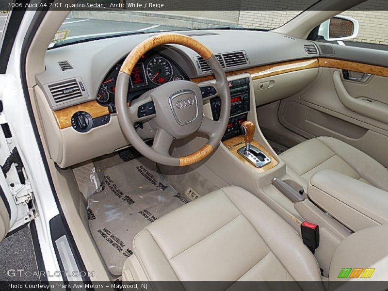  2006 A4 2.0T quattro Sedan Beige Interior