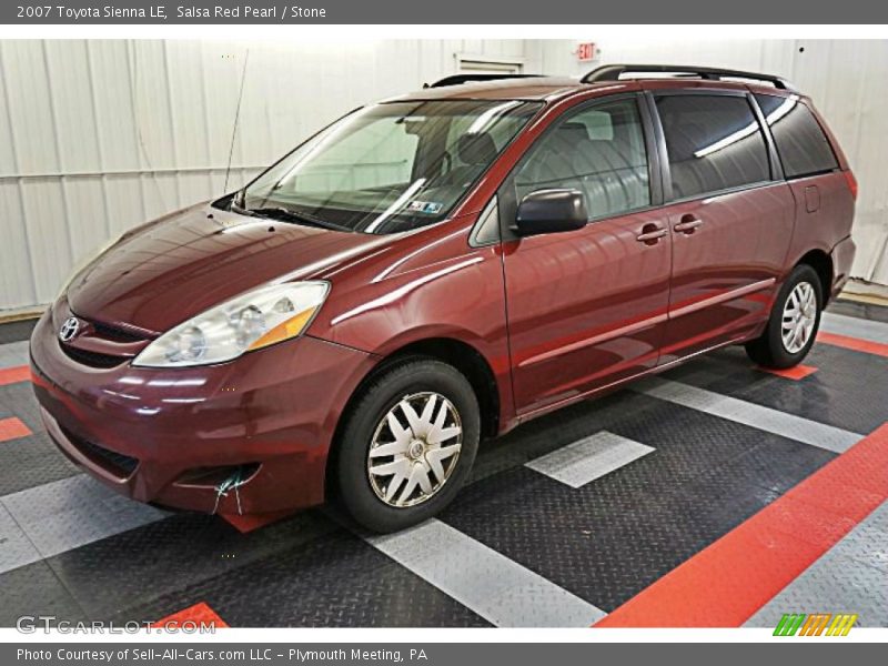 Salsa Red Pearl / Stone 2007 Toyota Sienna LE