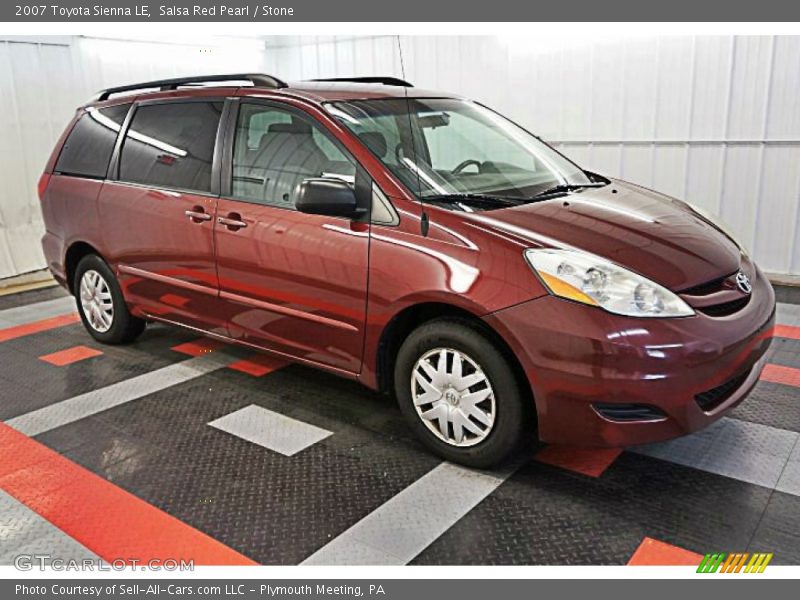 Salsa Red Pearl / Stone 2007 Toyota Sienna LE