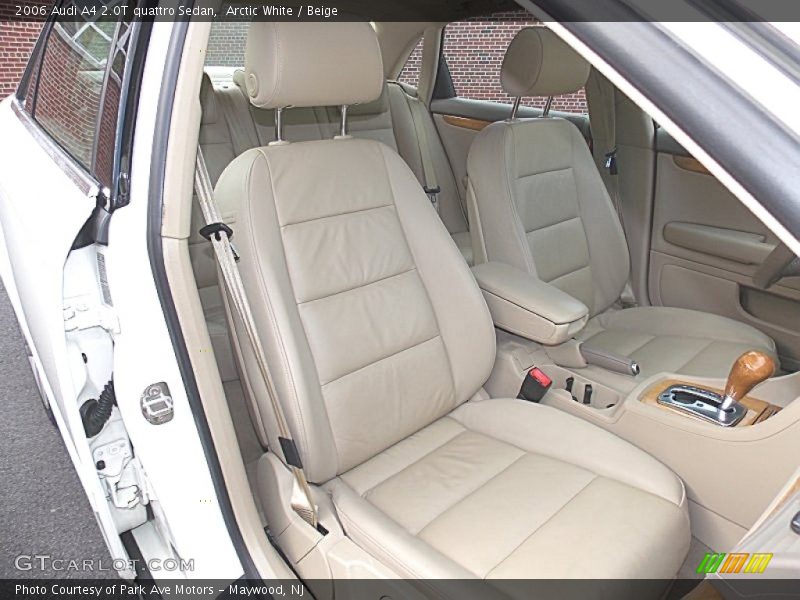 Front Seat of 2006 A4 2.0T quattro Sedan