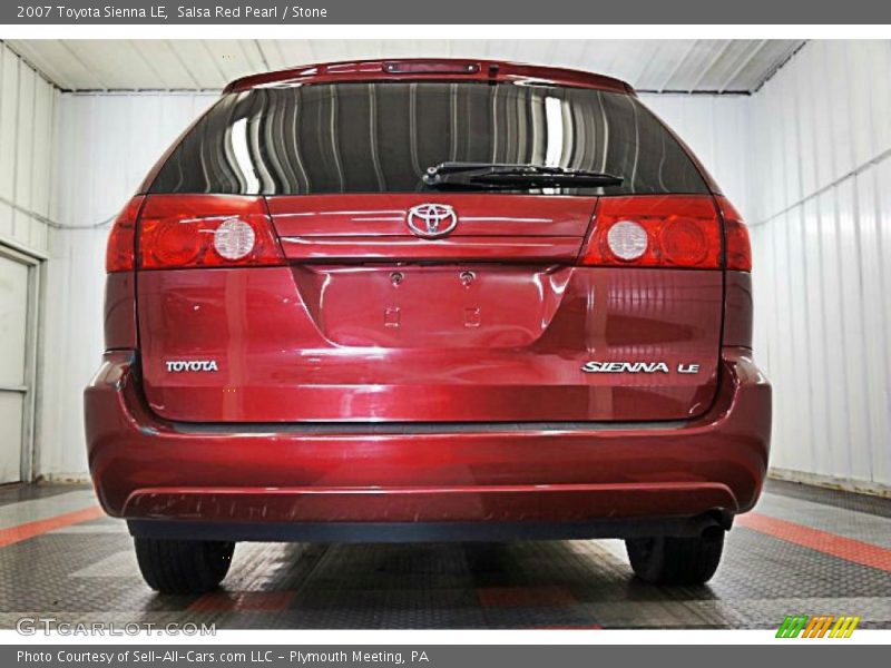 Salsa Red Pearl / Stone 2007 Toyota Sienna LE