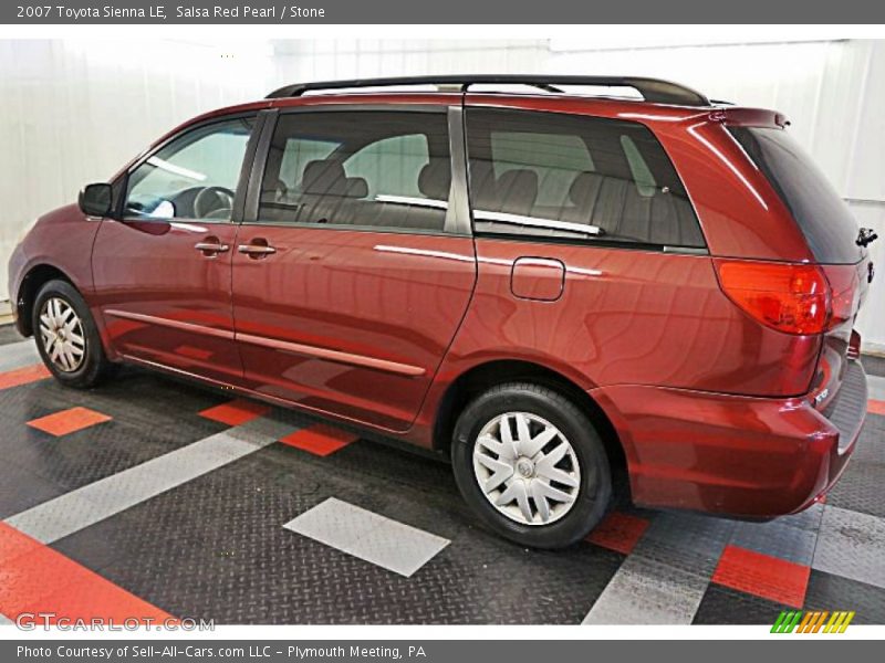 Salsa Red Pearl / Stone 2007 Toyota Sienna LE