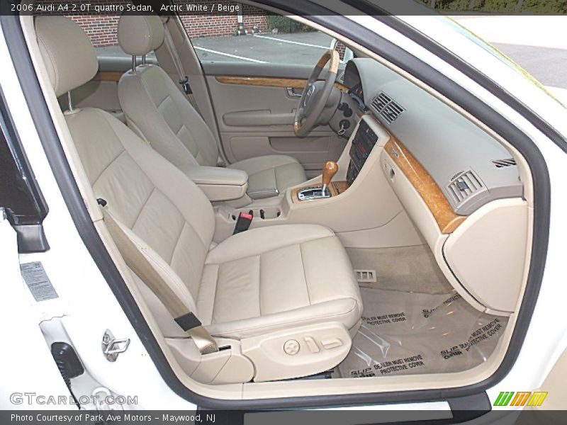 Arctic White / Beige 2006 Audi A4 2.0T quattro Sedan