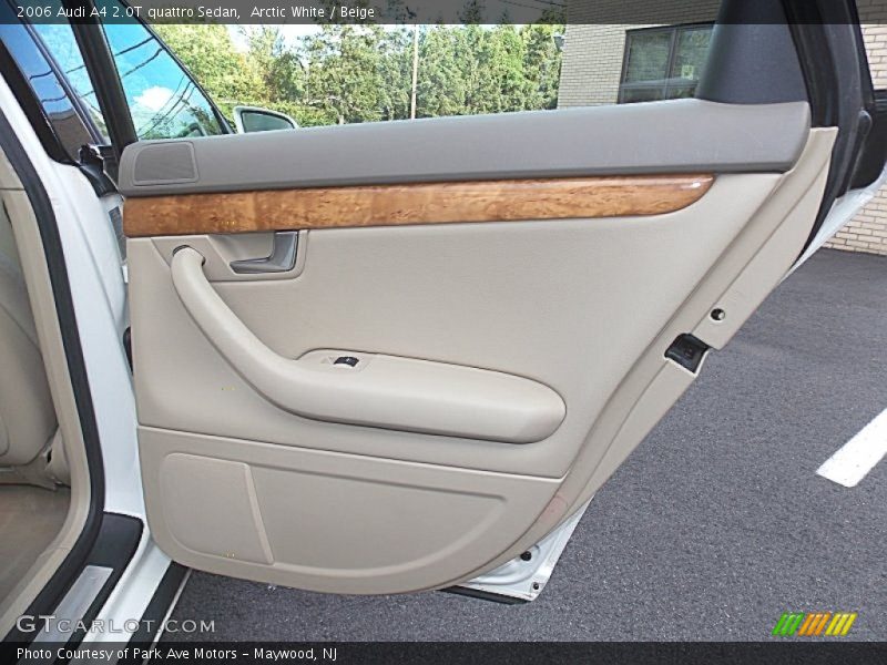 Arctic White / Beige 2006 Audi A4 2.0T quattro Sedan