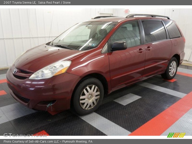 Salsa Red Pearl / Stone 2007 Toyota Sienna LE