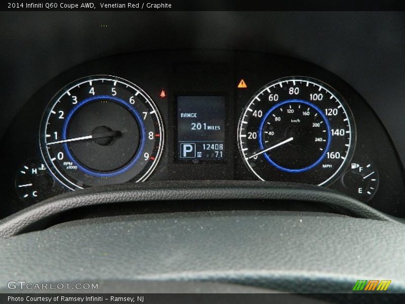 Venetian Red / Graphite 2014 Infiniti Q60 Coupe AWD