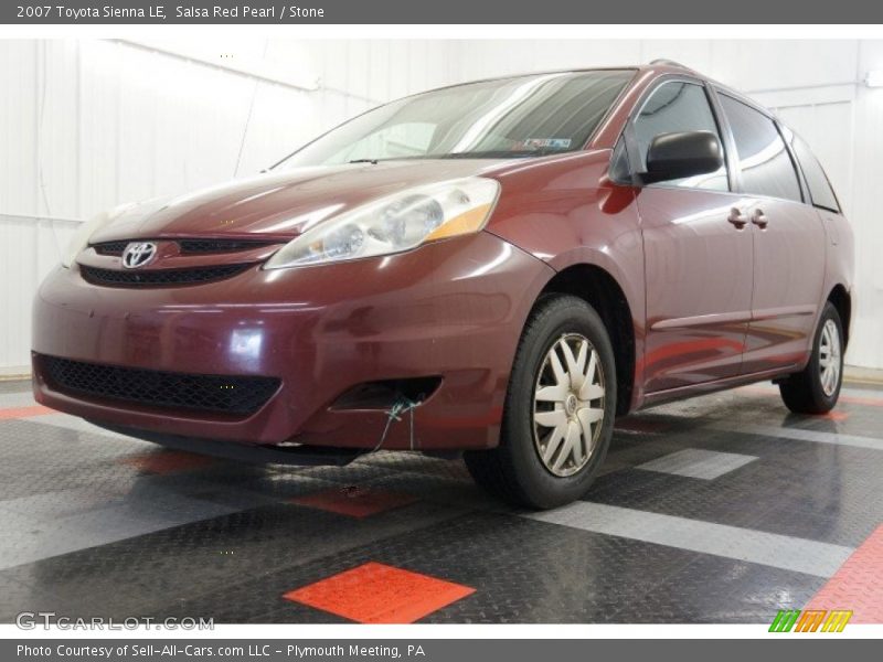 Salsa Red Pearl / Stone 2007 Toyota Sienna LE
