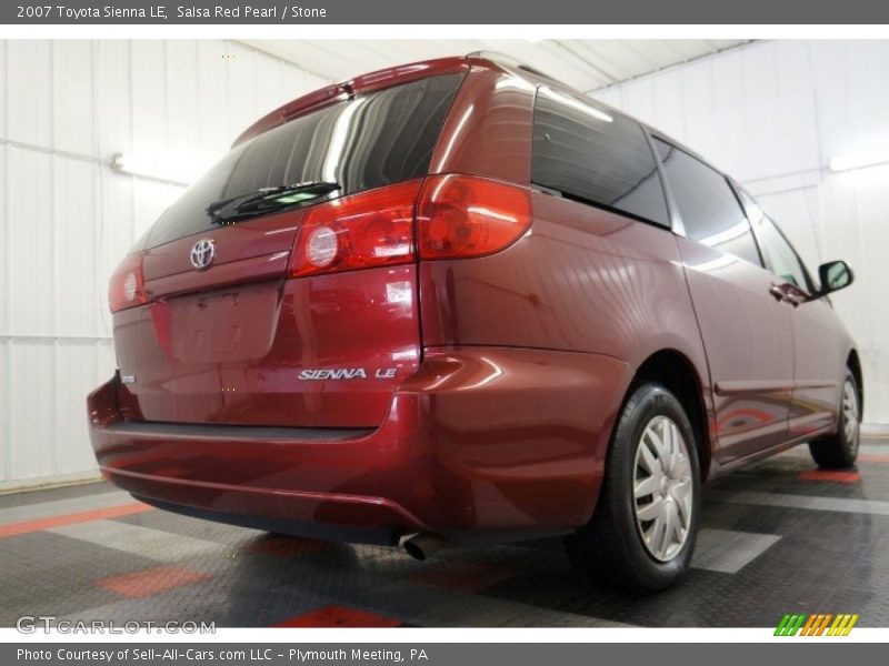 Salsa Red Pearl / Stone 2007 Toyota Sienna LE