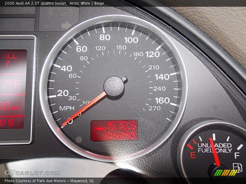 Arctic White / Beige 2006 Audi A4 2.0T quattro Sedan