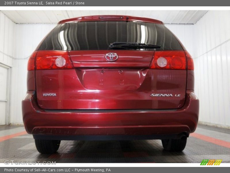 Salsa Red Pearl / Stone 2007 Toyota Sienna LE