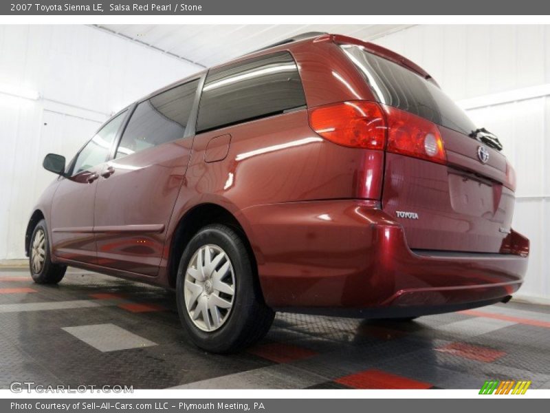 Salsa Red Pearl / Stone 2007 Toyota Sienna LE