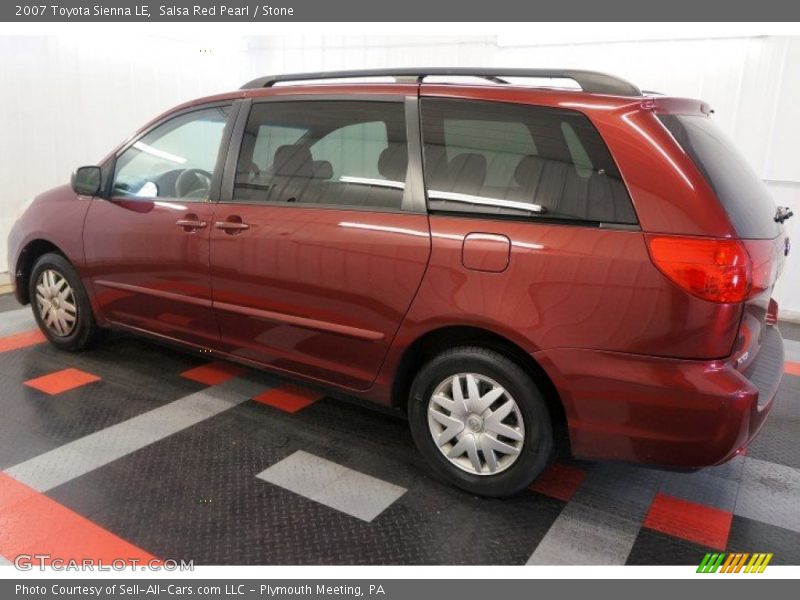 Salsa Red Pearl / Stone 2007 Toyota Sienna LE