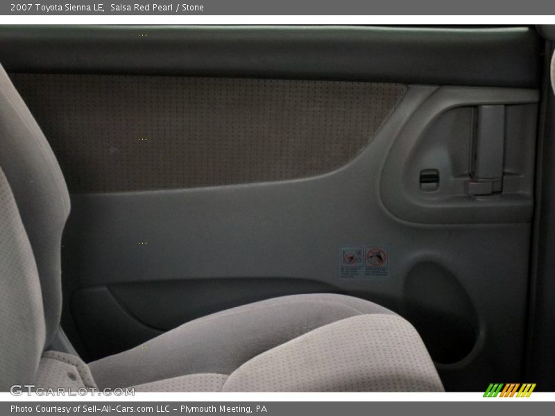 Salsa Red Pearl / Stone 2007 Toyota Sienna LE