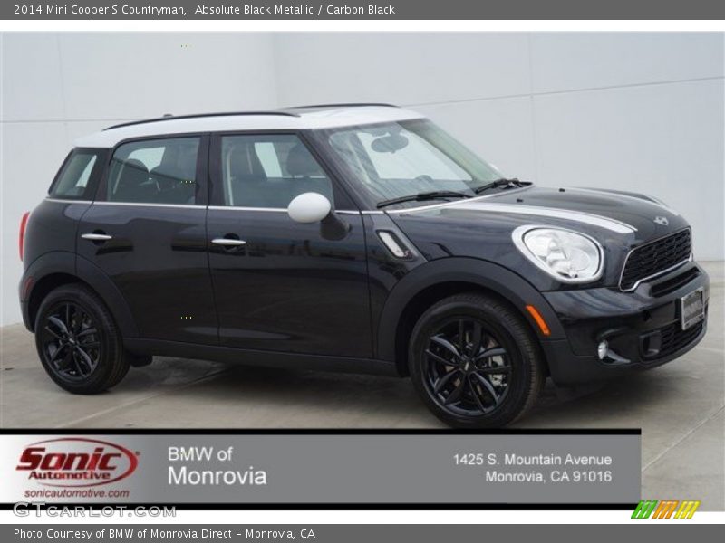 Absolute Black Metallic / Carbon Black 2014 Mini Cooper S Countryman